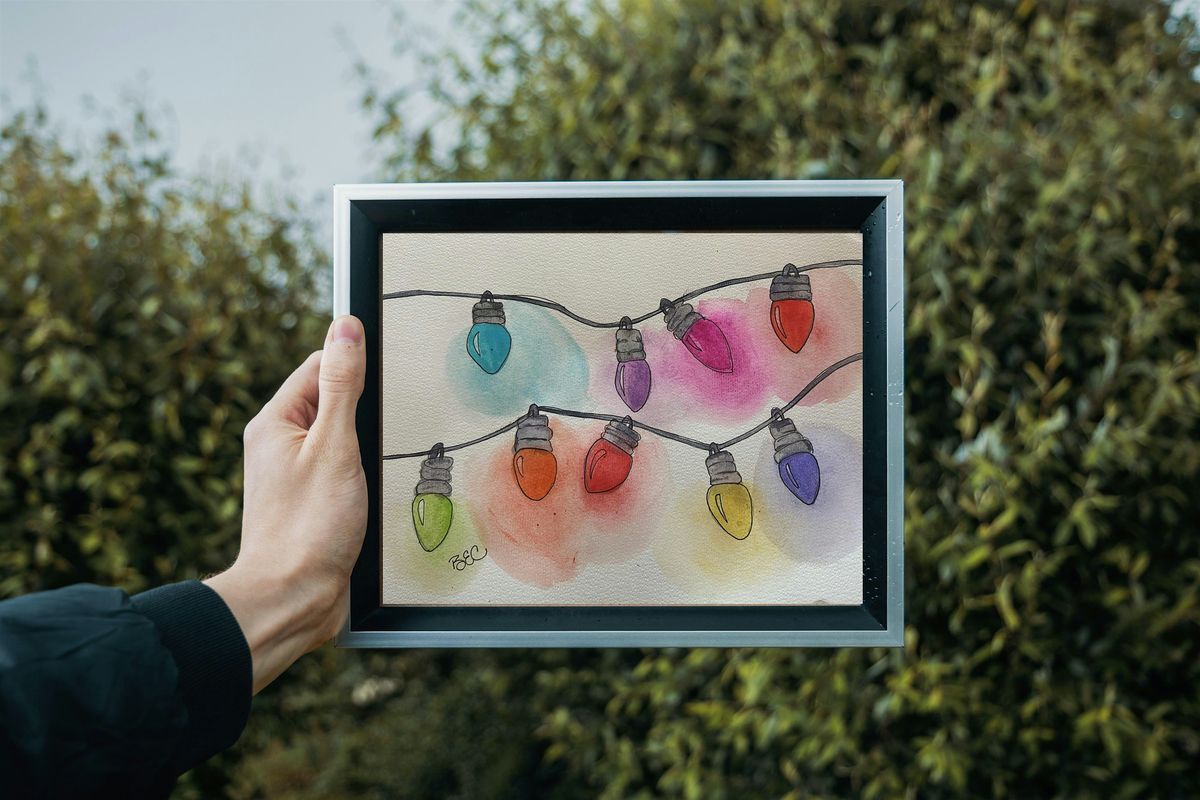 A Holiday Paint and Sip: Holiday Lights