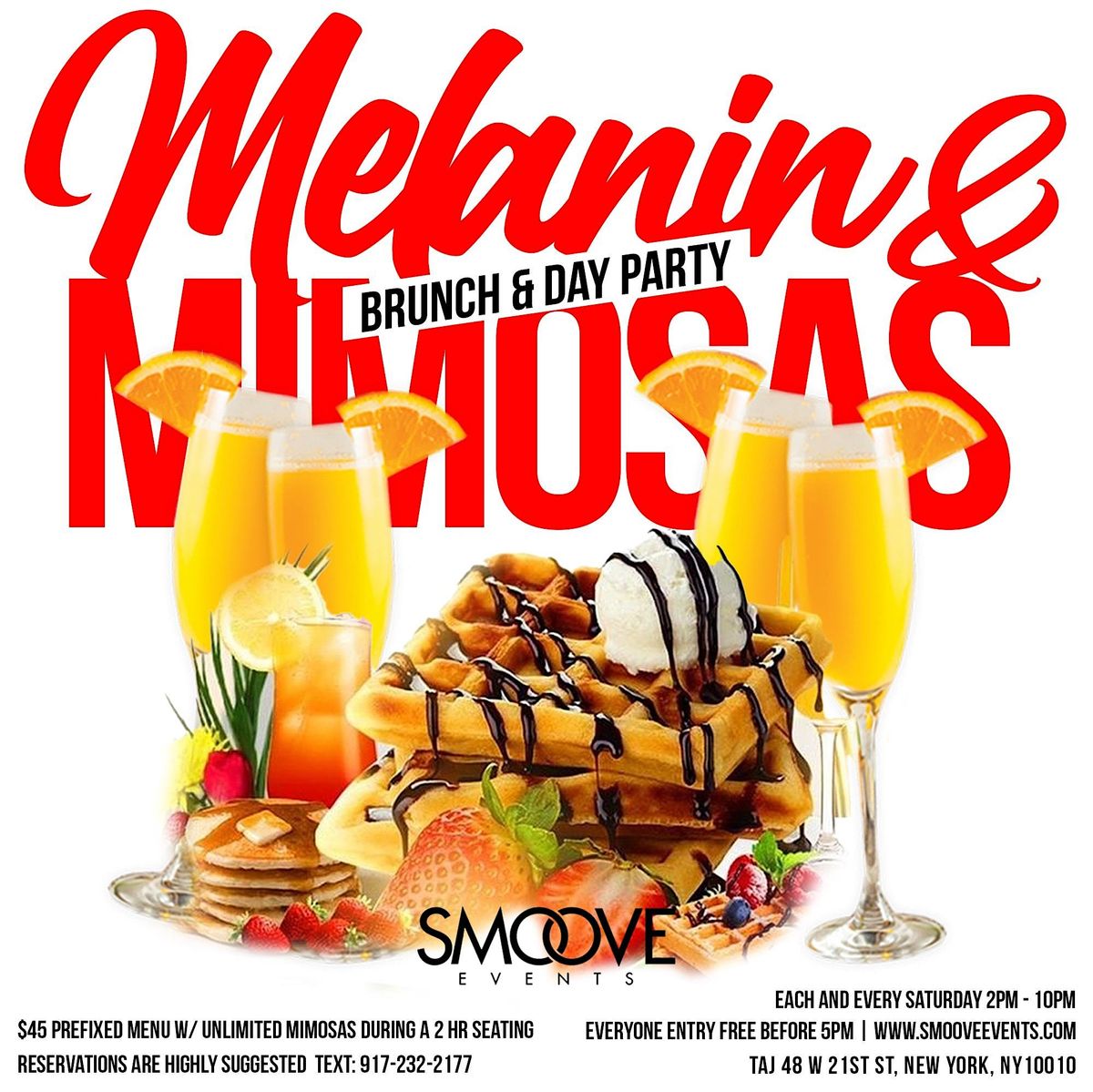 Melanin & Mimosas Brunch Party At TAJ NYC