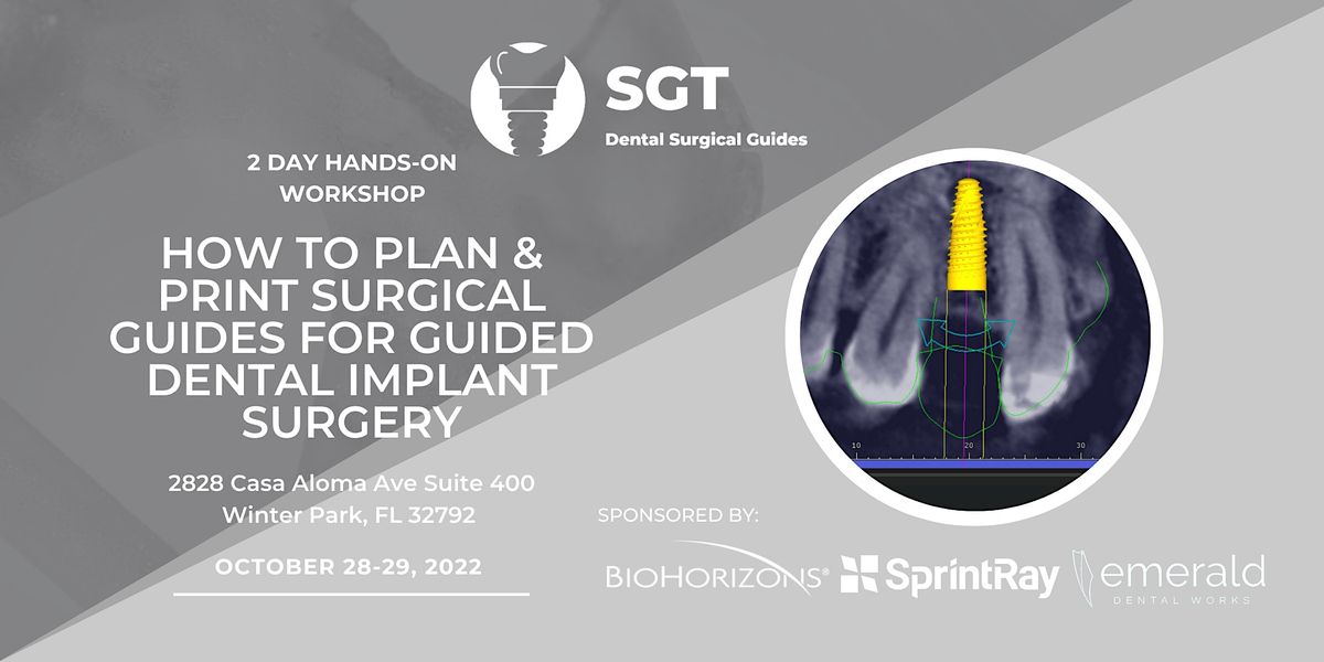 How to Plan & Print Surgical Guides for a Single Dental Implant at SGT ...