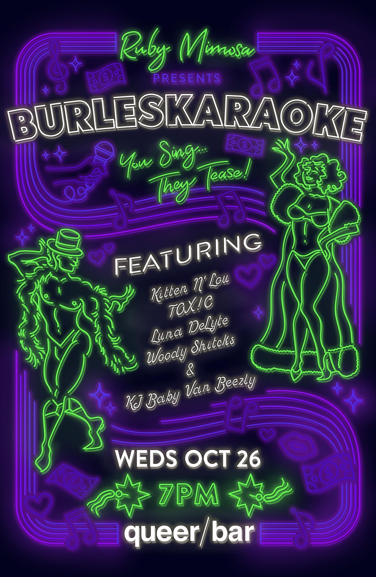 BurlesKARAOKE - You Sing, They Tease! | Queer Bar, Seattle, WA 