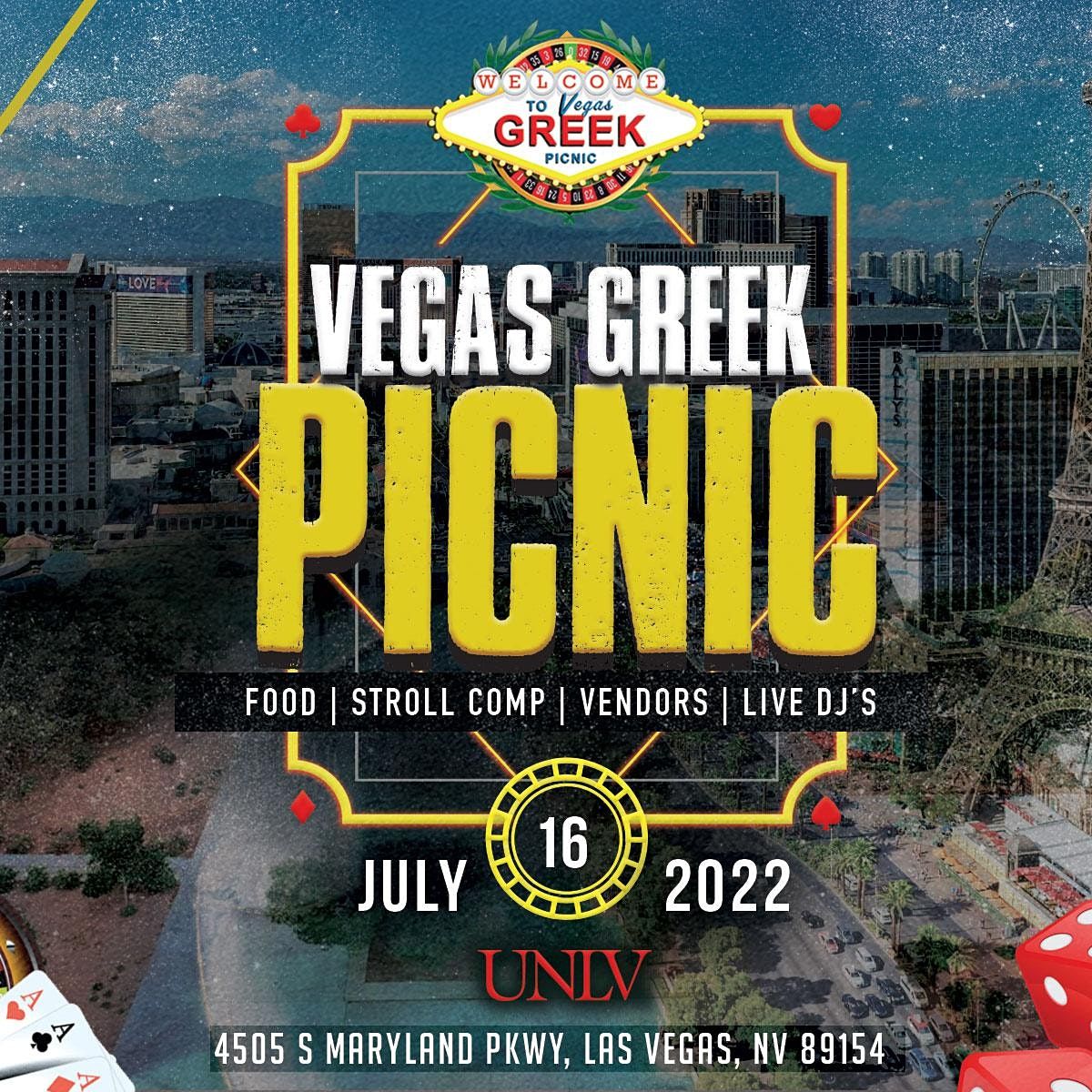 Vegas Greek Picnic 2022 University of Nevada, Las Vegas July 16, 2022