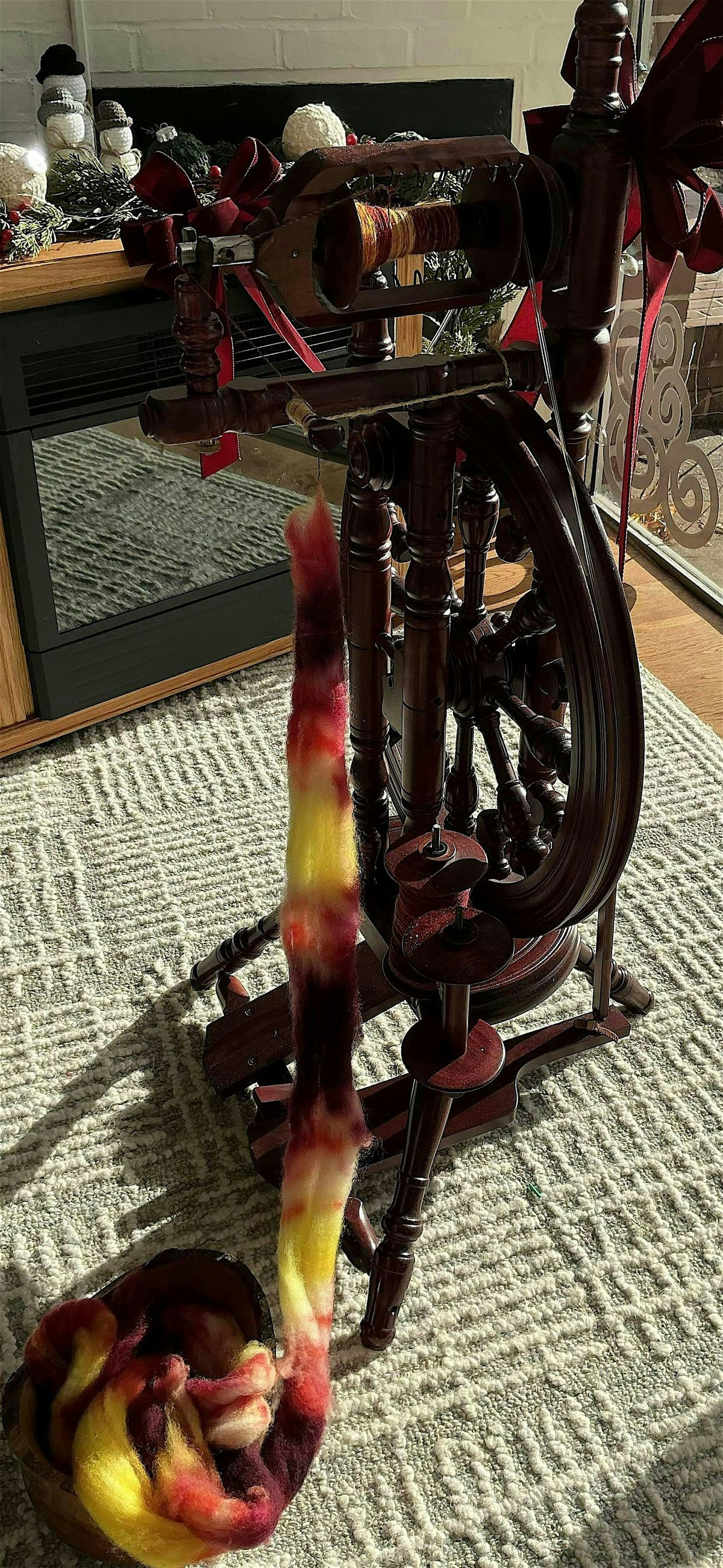 Beginning Spinning for a Hat