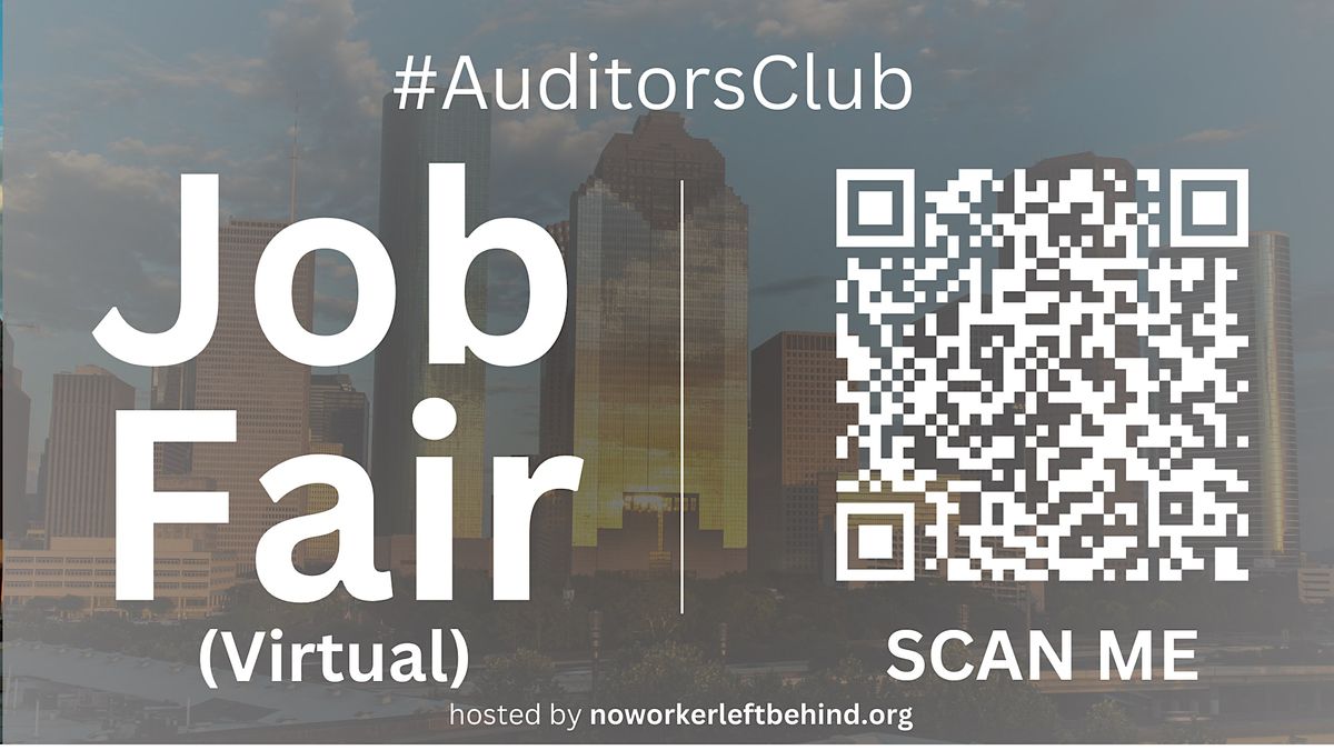 #AuditorsClub Virtual Job Fair \/ Career Expo Event #Sacramento