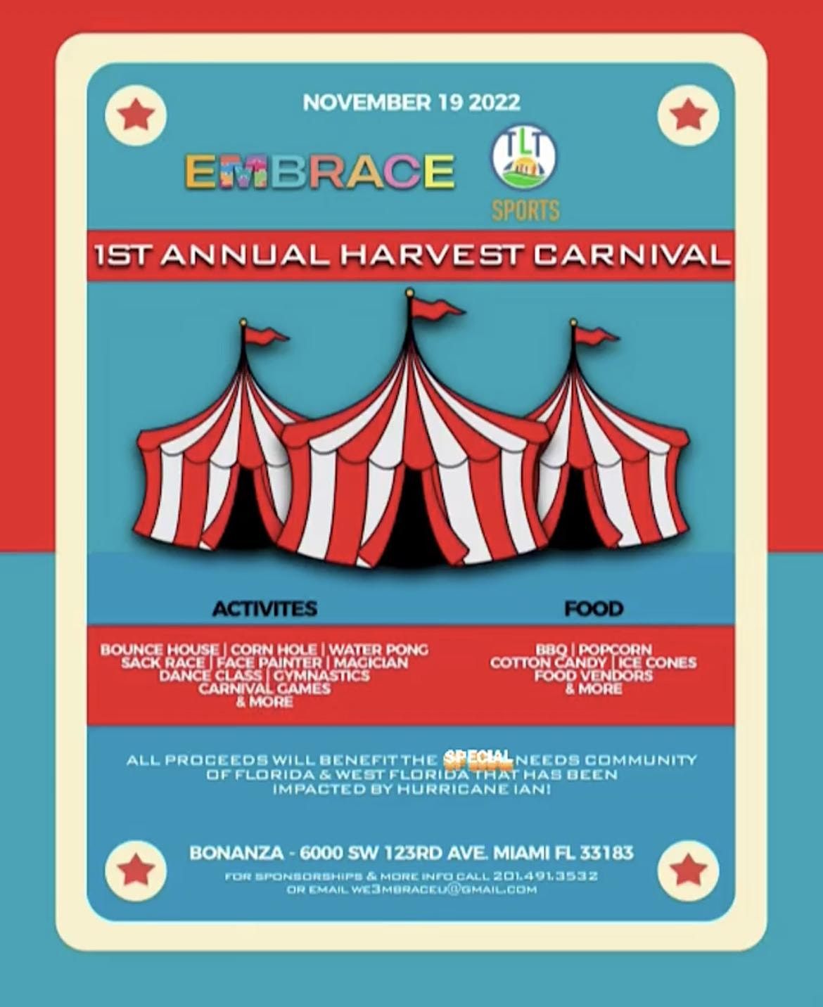 Embrace X True Learning Therapy 1st Annual Harvest Festival Bonanza Equestrian Center, Miami