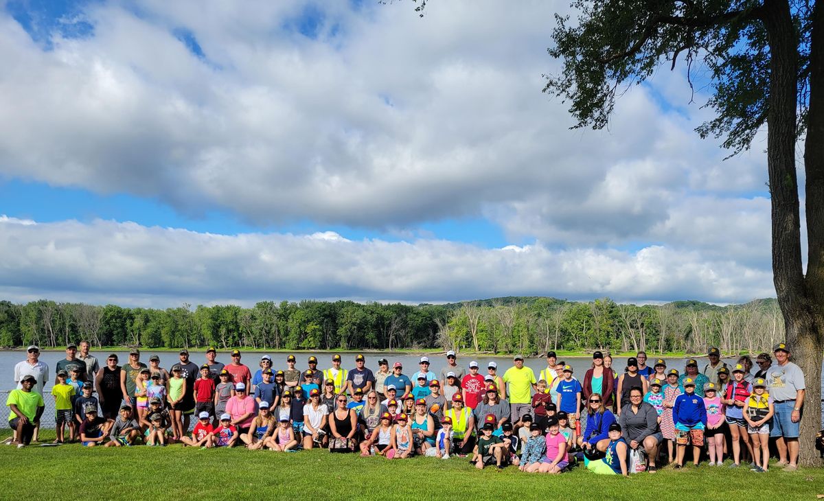 Mississippi River Adventure Day 2023 Saint Feriole Island, Prairie du