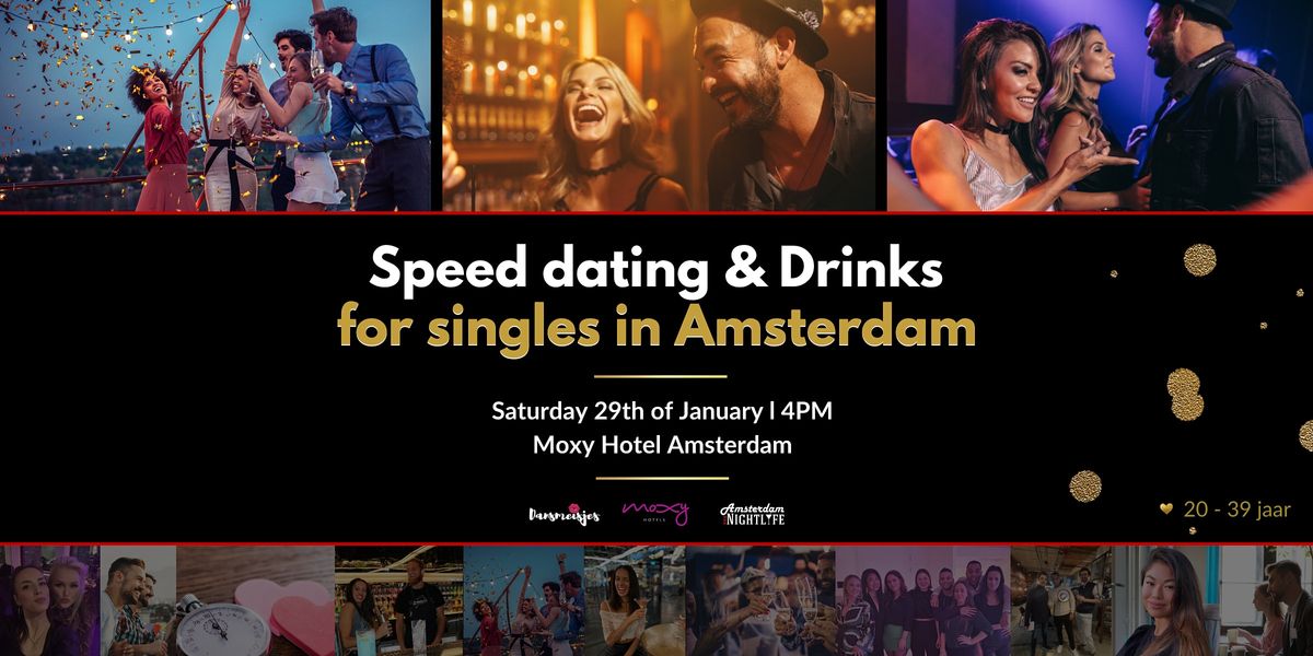 Speed dating & Drinks for Singles in Amsterdam