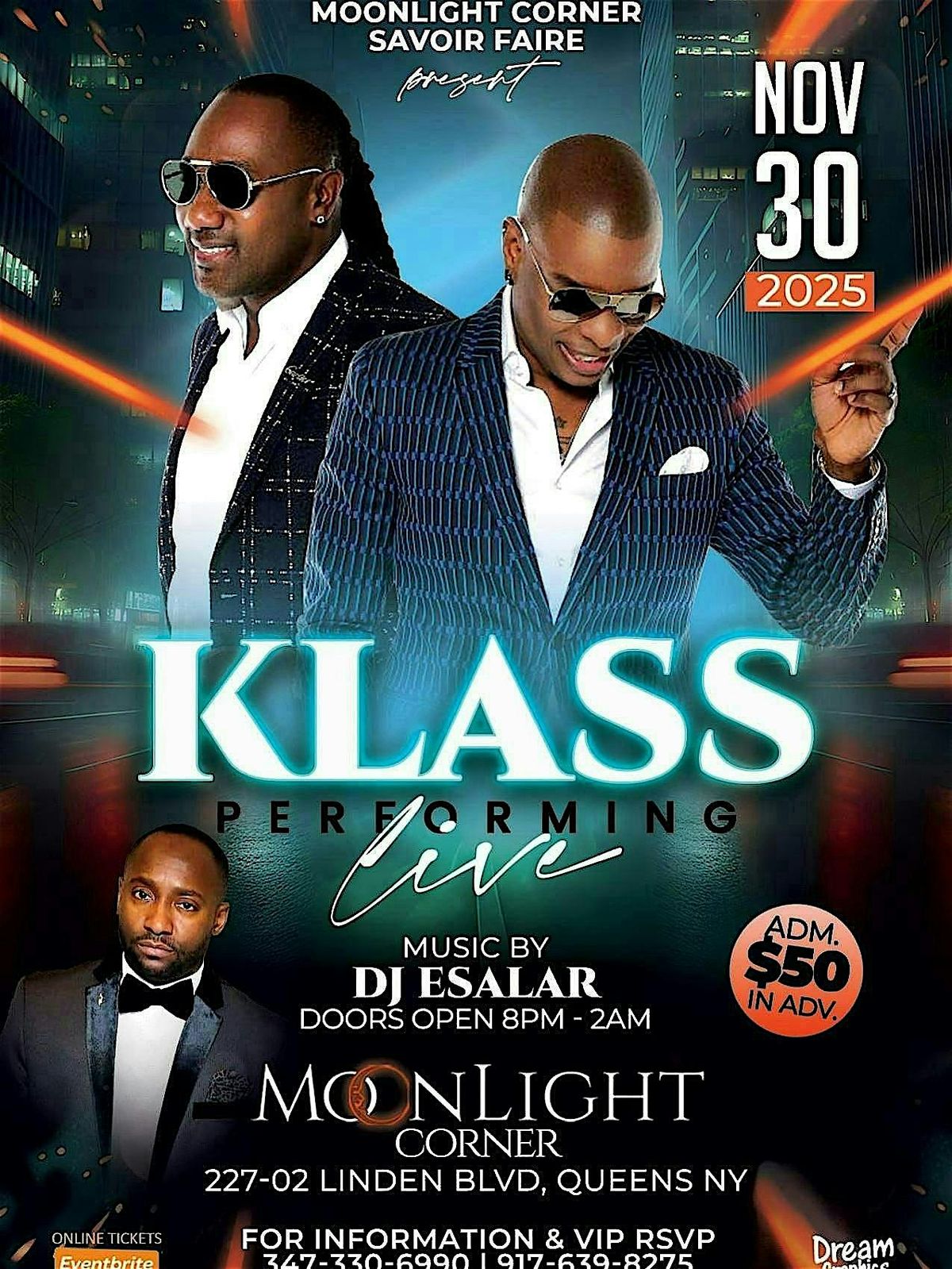Klass Performing Live at Moonlight Corner