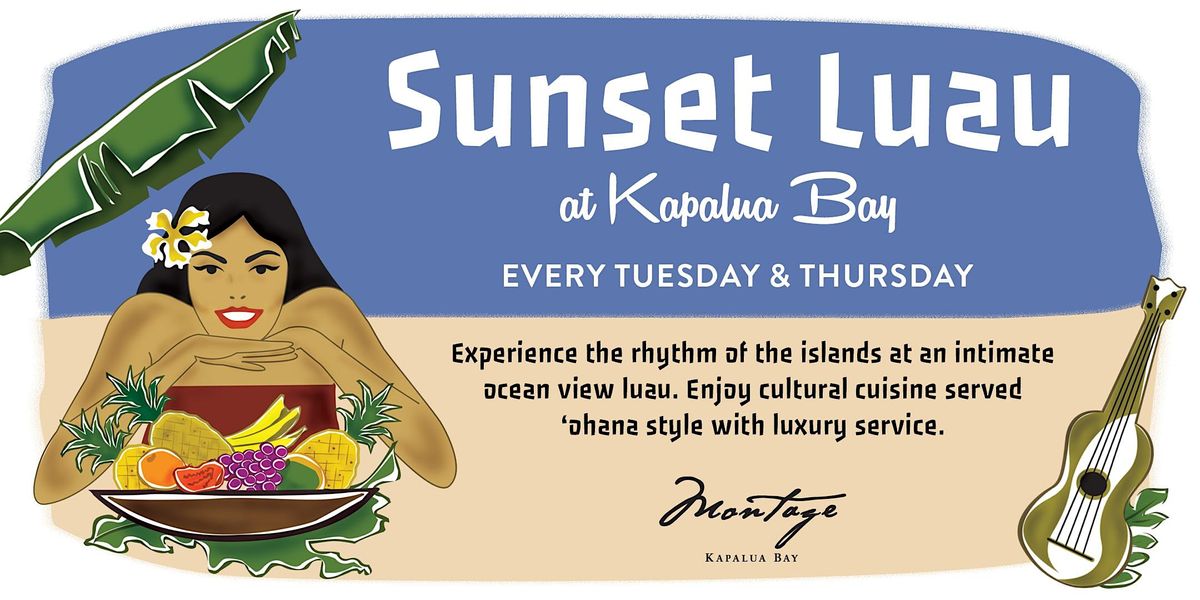 Sunset Luau at Kapalua Bay