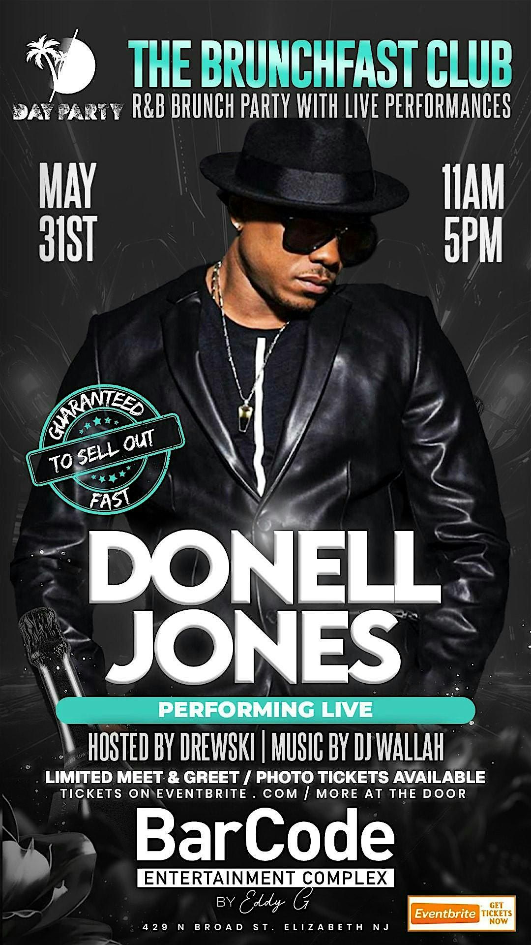 Donell Jones Live at Barcode NJ + Aubrey O\u2019Day