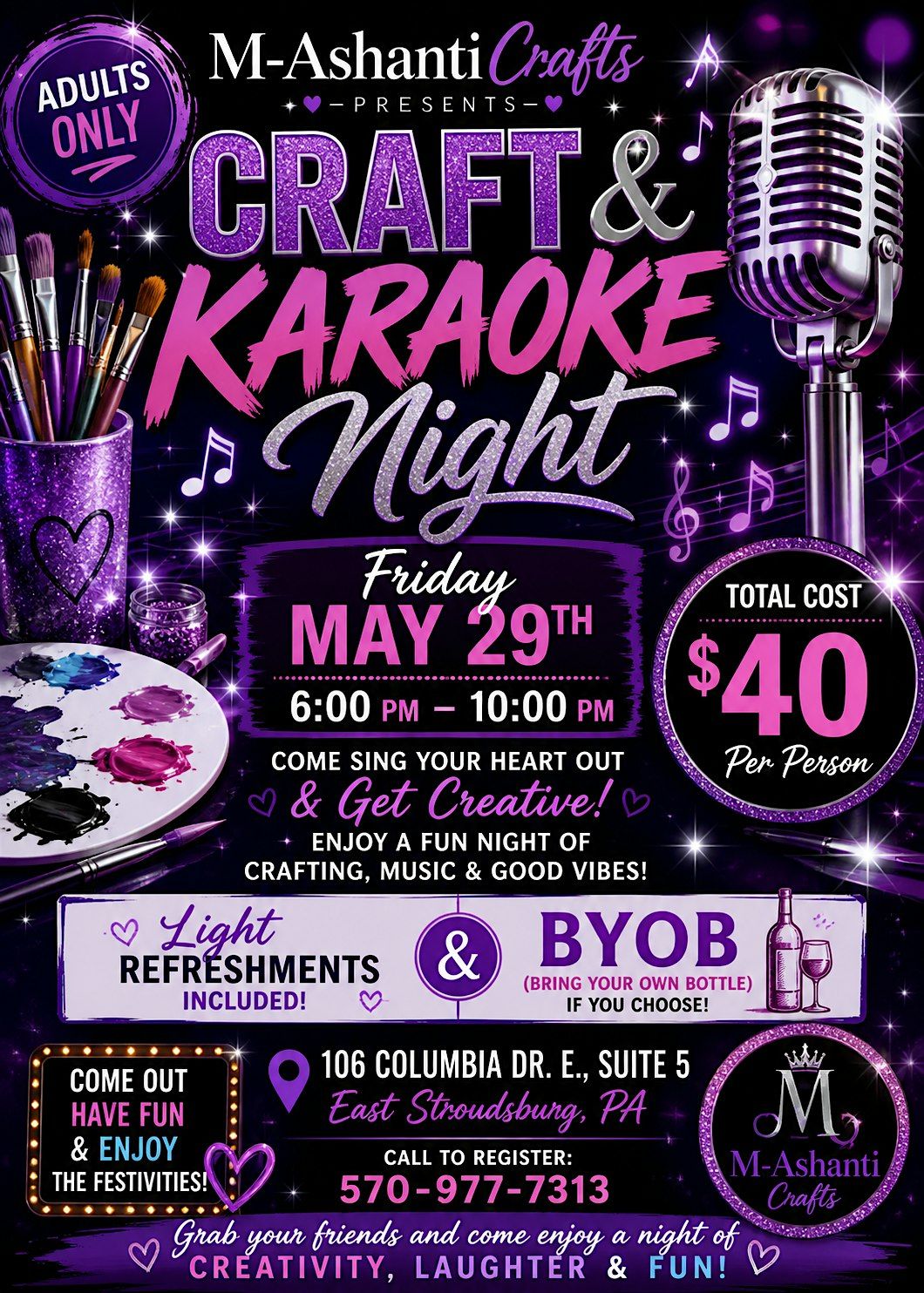 Craft & Karaoke Night