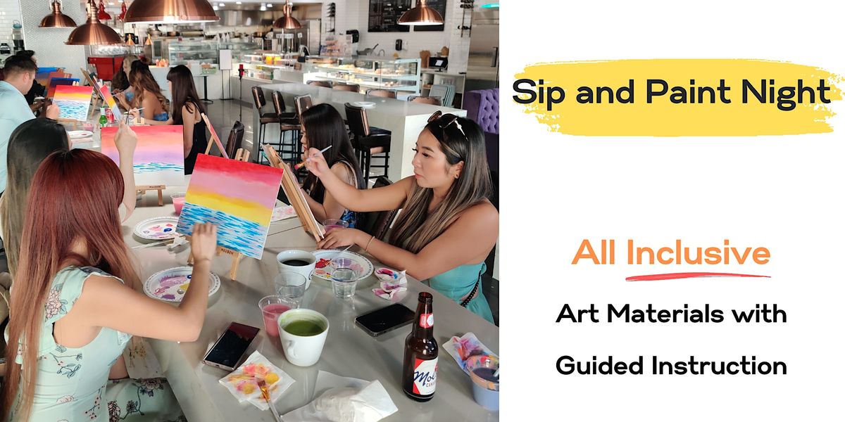 Sip N Paint Night With GirlsConnectYYC
