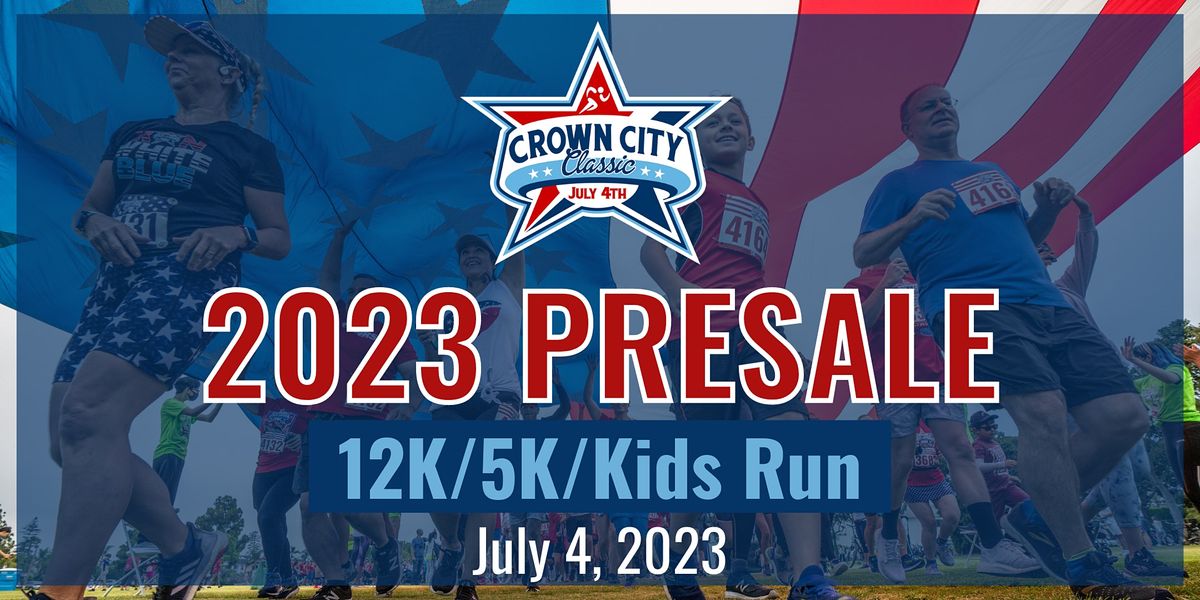 2023 Crown City Classic 12K & 5K Coronado Tidelands Park July 4, 2023