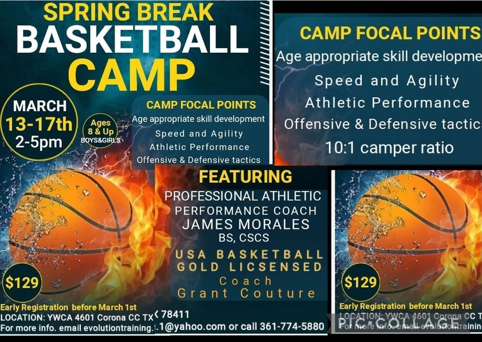 Youth Basketball Camp YWCA Corpus Christi March 13, 2023