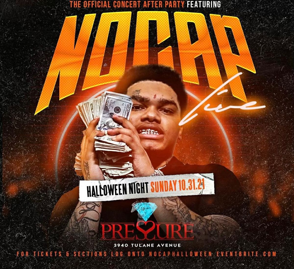 No Cap Rapper Concert THE OFFICIAL CONCERT AFTER PARTY FEATURING NoCap @ CLUB PRESSURE at ...