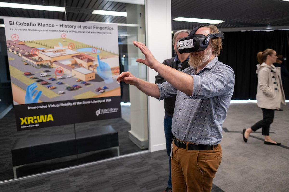 VR Experience: El Caballo Blanco & Perth Modulated at State Library of ...