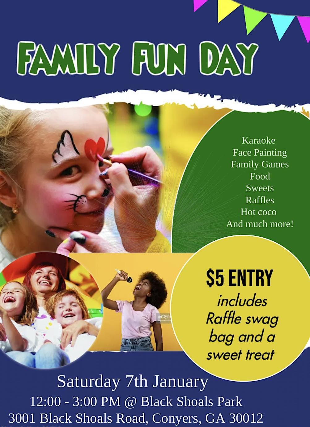 Family Fun Day !!! | Black Shoals Park, Conyers, GA | January 7, 2023