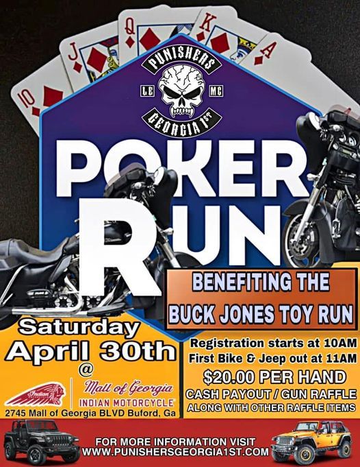 Punishers LEMC 1st Poker Run 2745 Mall of Blvd NE