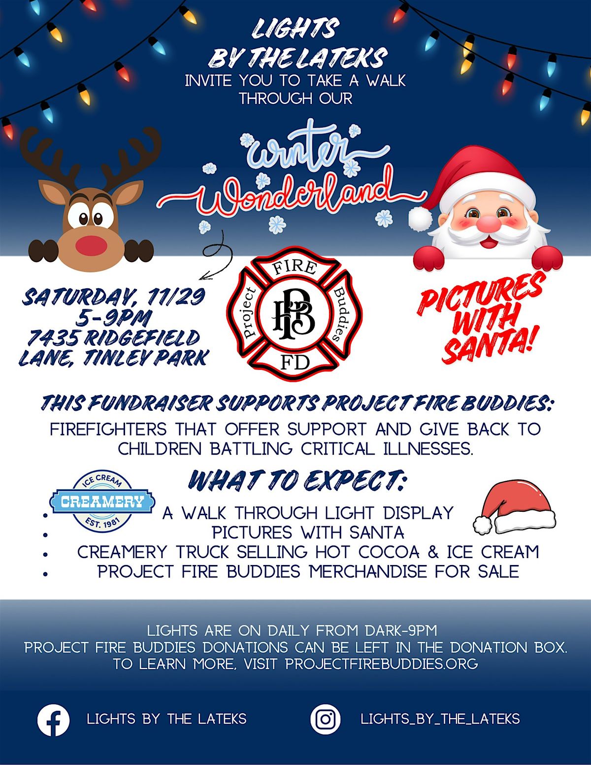 Winter Wonderland-  Project Fire Buddies Fundraiser by Lights by the Lateks