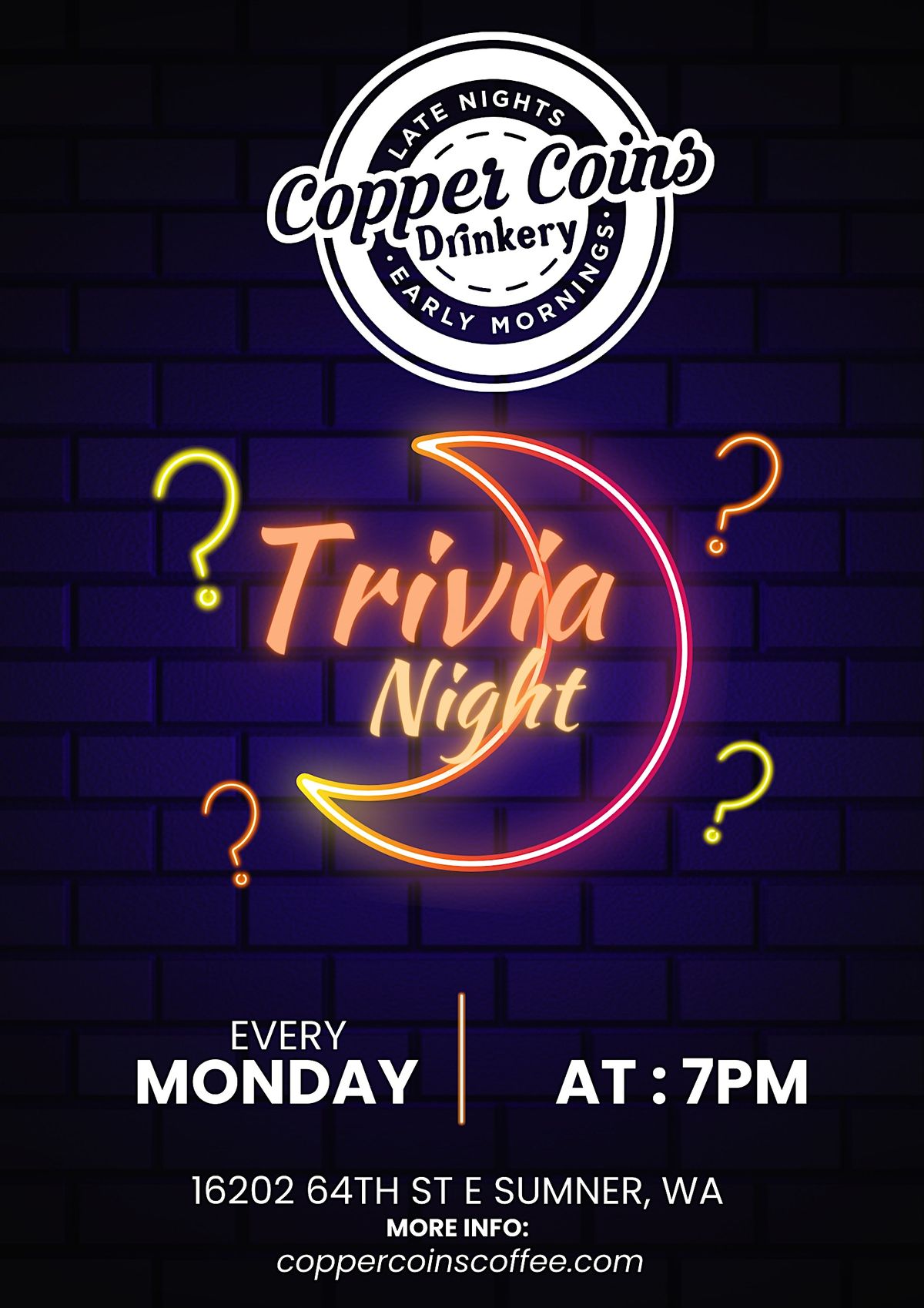 Trivia Night Mondays