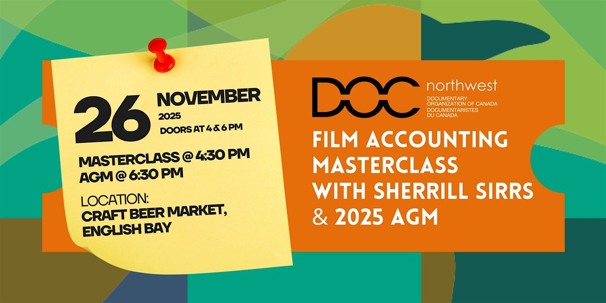 DOC NW Film Accounting Masterclass + 2025 AGM