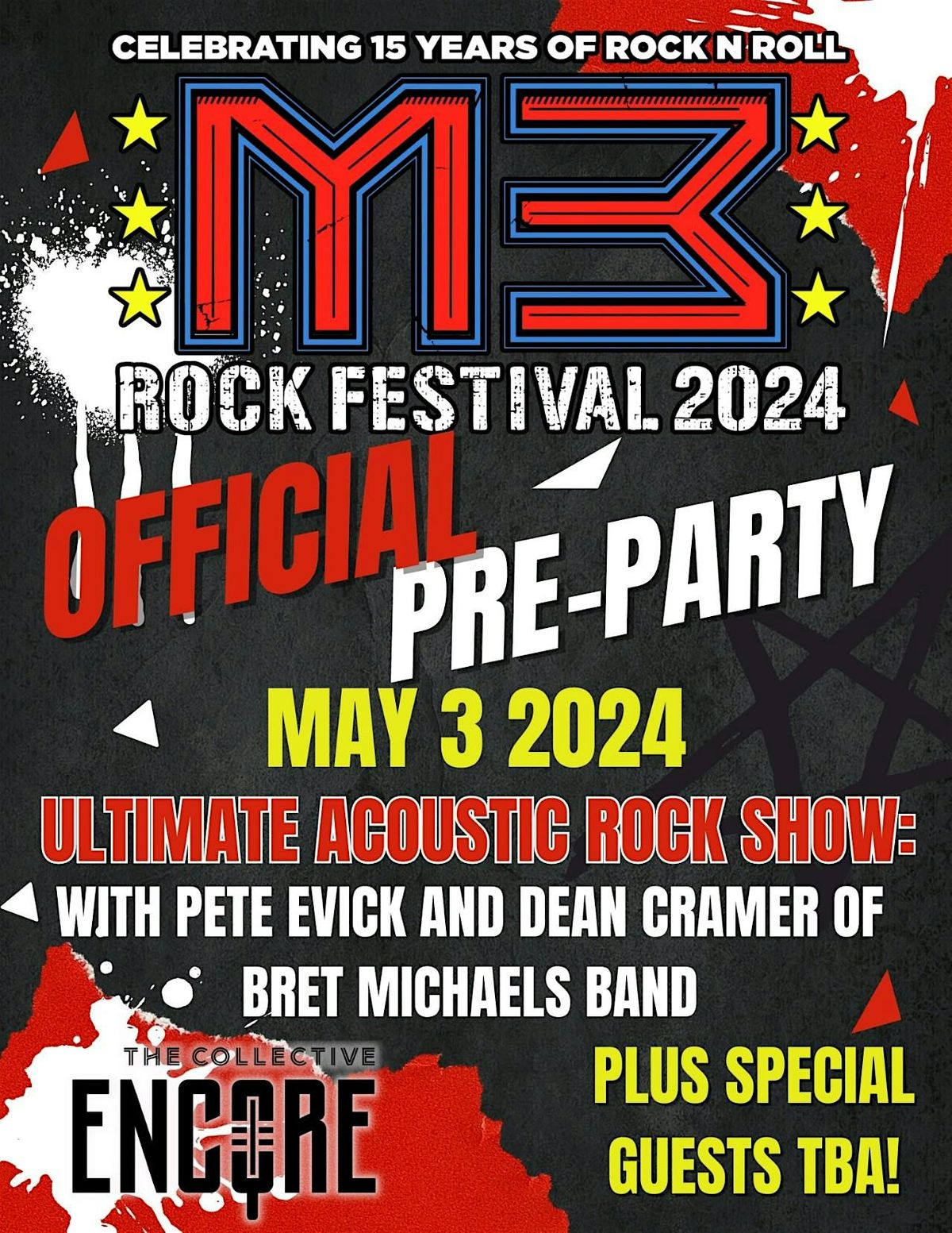 M3 Rock Festival 2024 OFFICIAL PREPARTY featuring Pete Evick & Dean