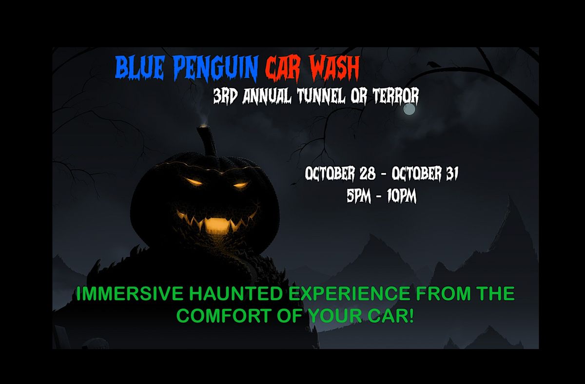 Blue Penguin Car Wash Griffin TUNNEL OF TERROR *HALLOWEEN* 1475 N