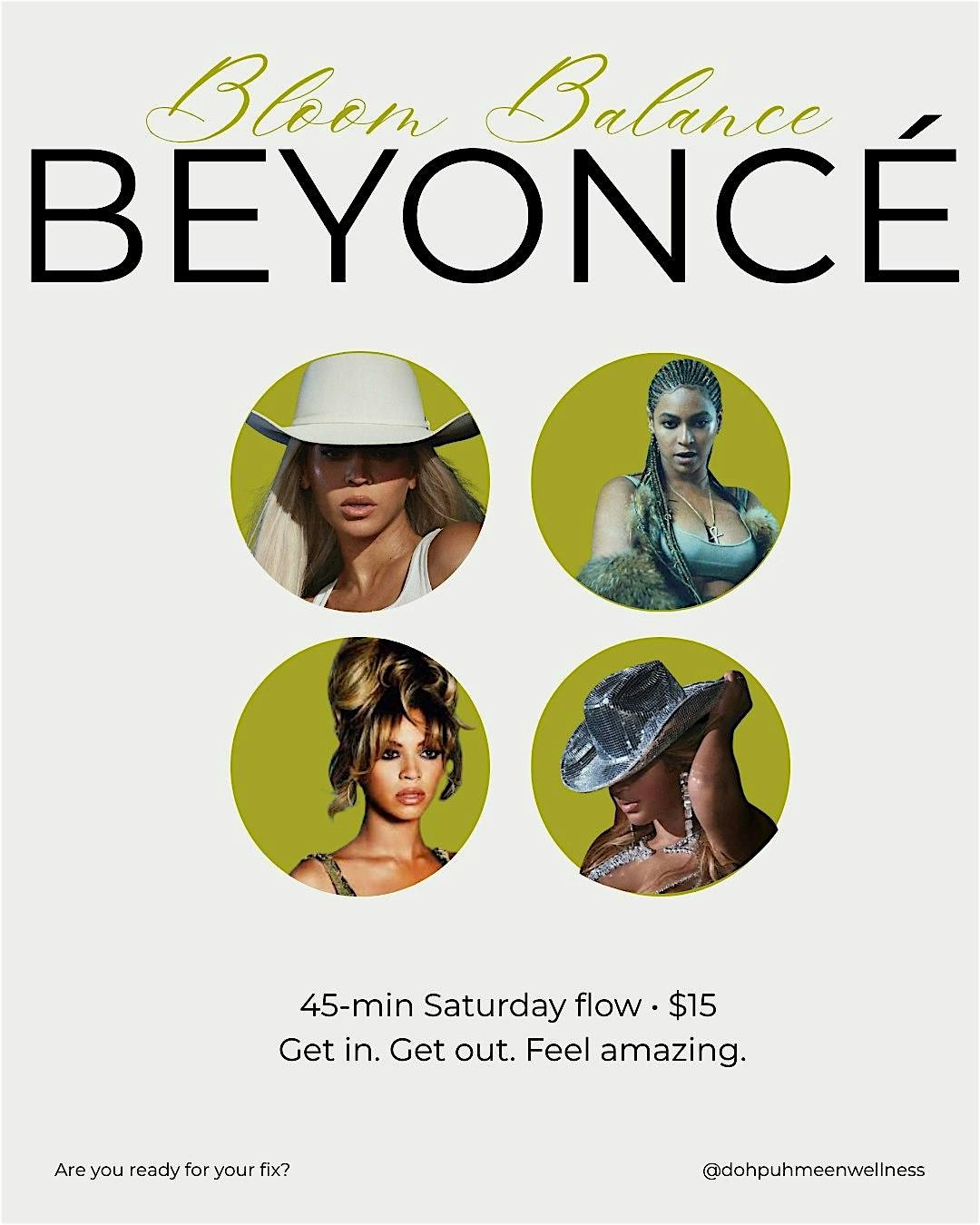 Mat Pilates: Bloom. Balance. Beyonc\u00e9 (express mat class)