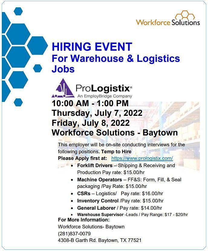 Hiring Event