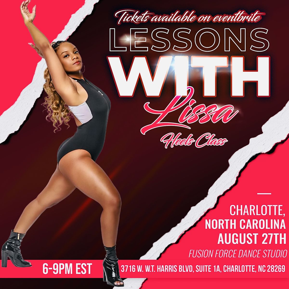 Lessons With Lissa Heels Dance Class: NORTH CAROLINA