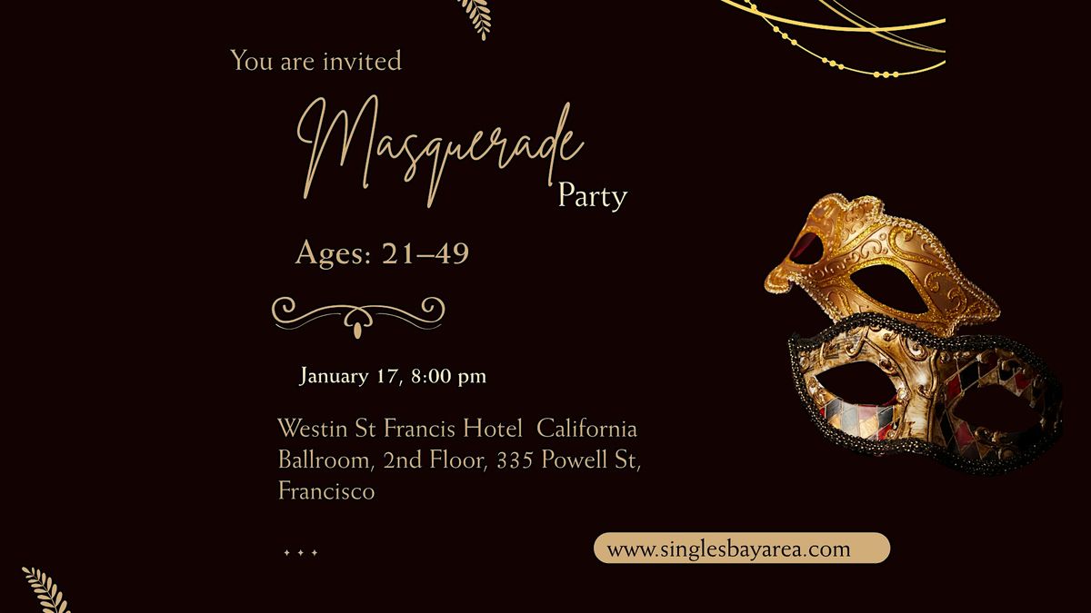 Masquerade Party, ages 21-49