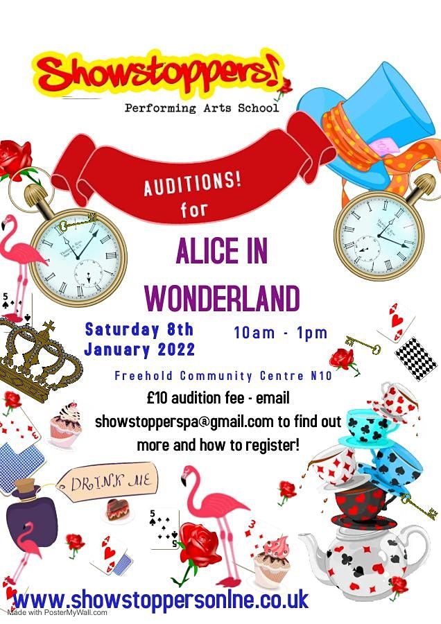 Alice in Wonderland Auditions
