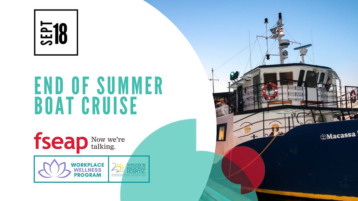 End of Summer Boat Cruise | Windsor Premier Cruises | September 18, 2022