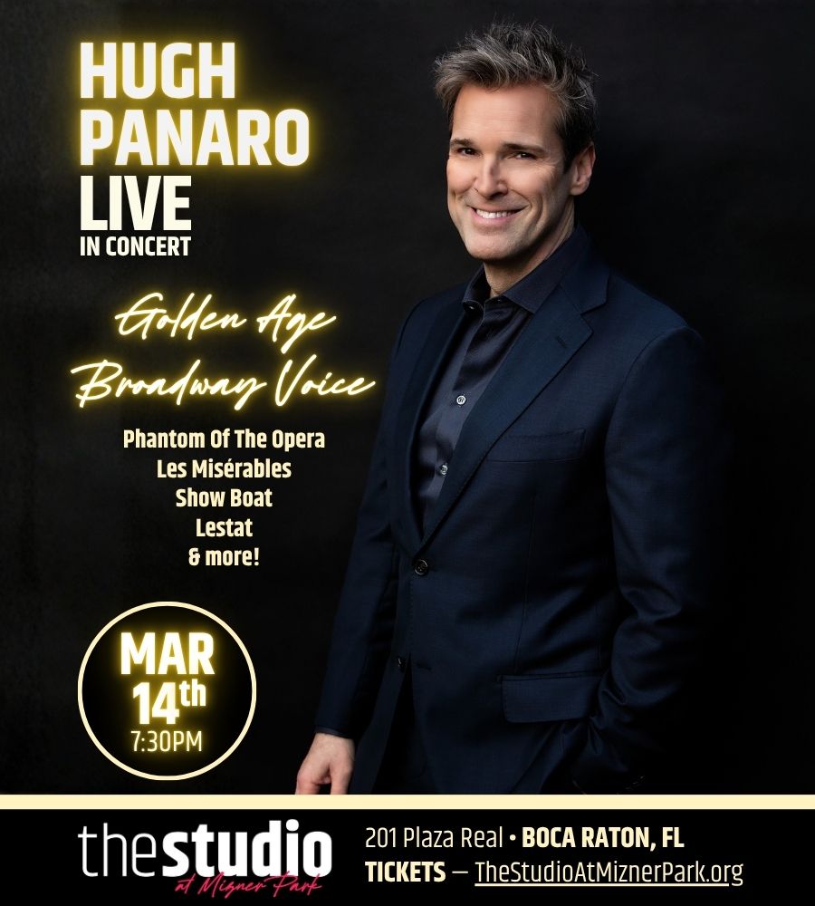 Hugh Panaro Show at The Studio at Mizner Park