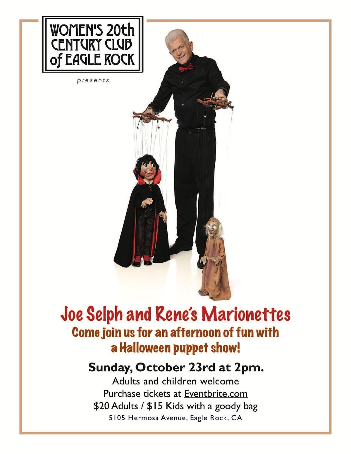 Joe Seph and Renes Women's Twentieth Century Club of Eagle Rock, Los Angeles, CA