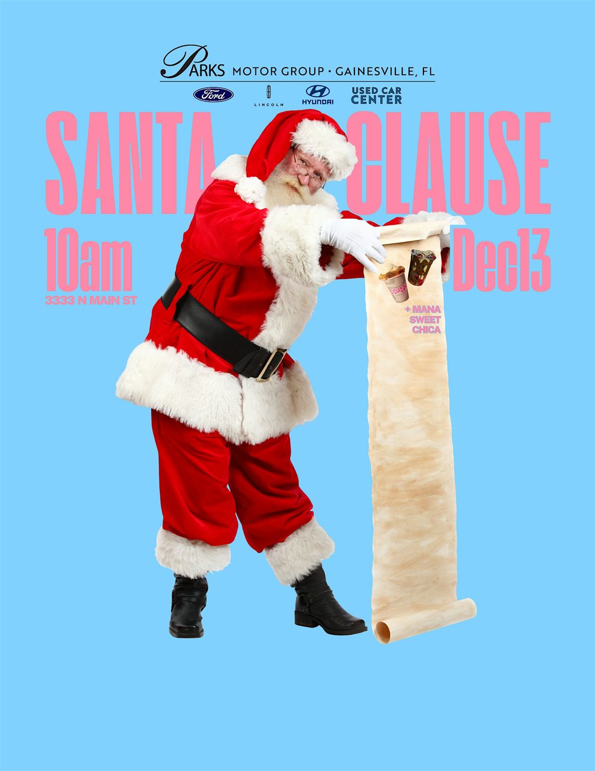 Santa Clause is Coming to Parks!