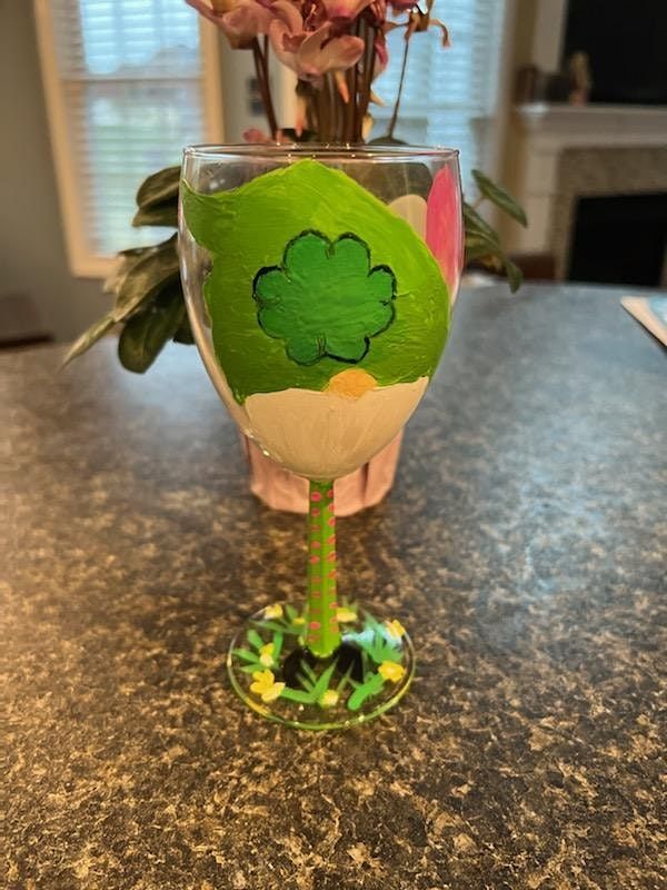 Paint & Sip St. Paddys Gnome Off the Rails Tasting Room & Wine