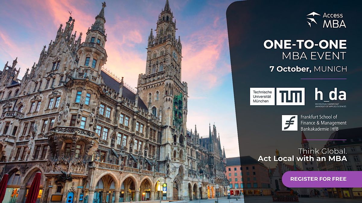 Access MBA in-person event in Munich