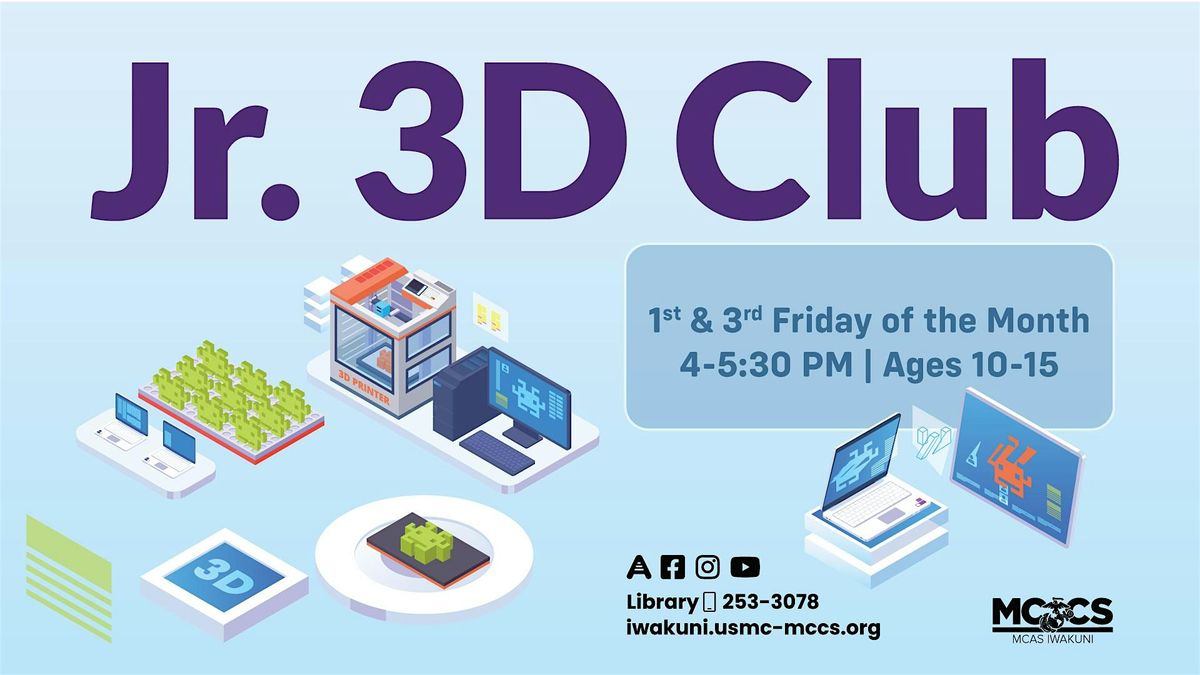 Jr. 3D Print Club
