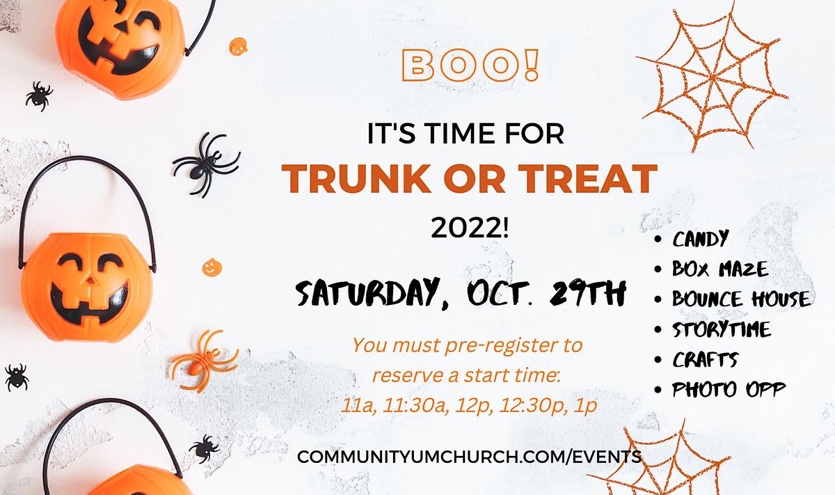 Family Trunk or Treat 2022 Community Church Harrison City, Irwin, PA