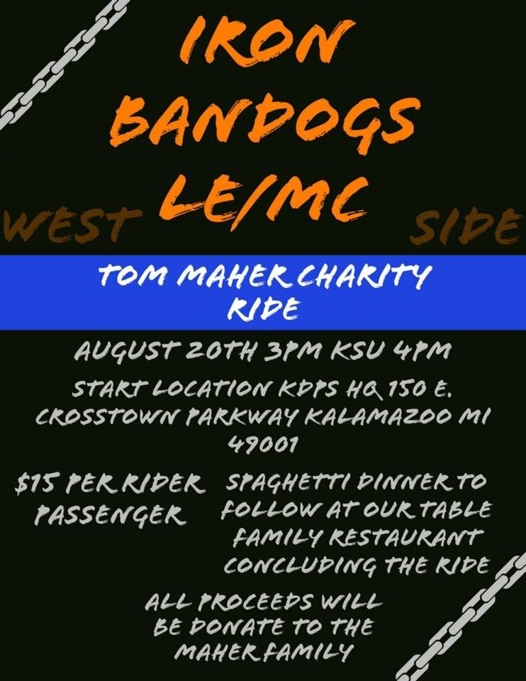 KDPS T. MAHER Benefit Ride