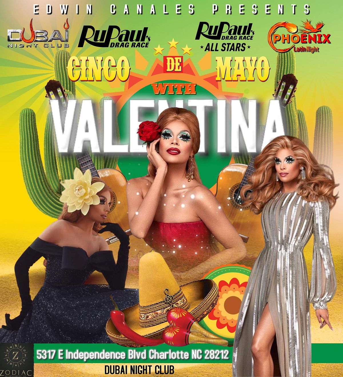 Cinco de Mayo With Valentina Dubai Night Club, Charlotte, NC May 5