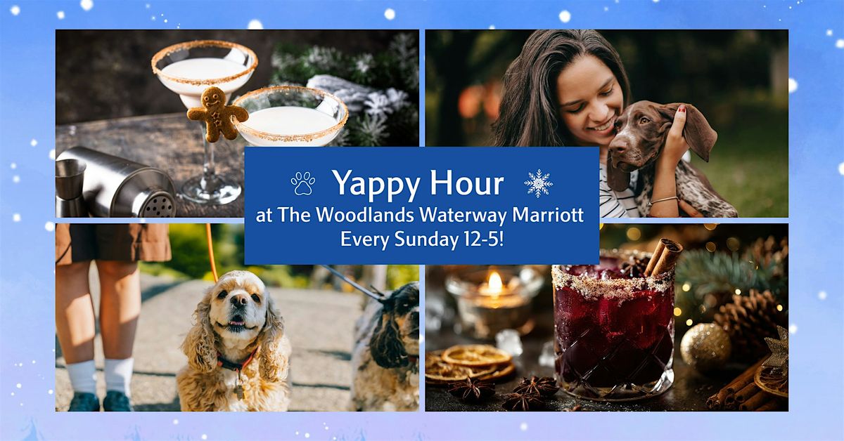 Winter Wonderland Yappy Hour at The Woodlands Waterway Marriott