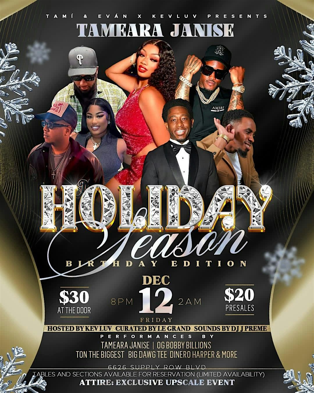 Tam\u00ed & Ev\u00e1n x KevLuv Presents: Holiday Season