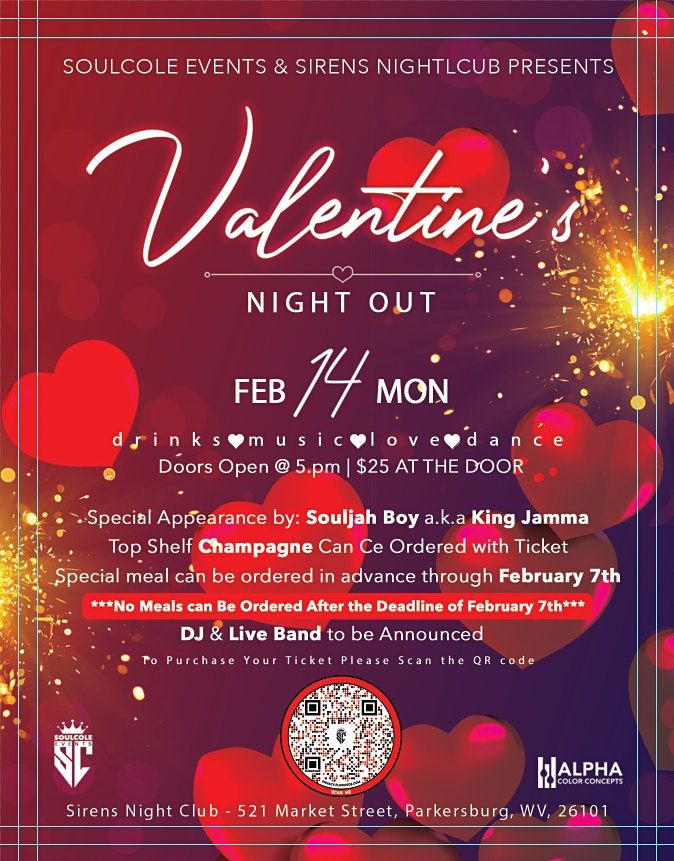 Valentines Night Out at Sirens Sirens Night Club, Parkersburg, WV
