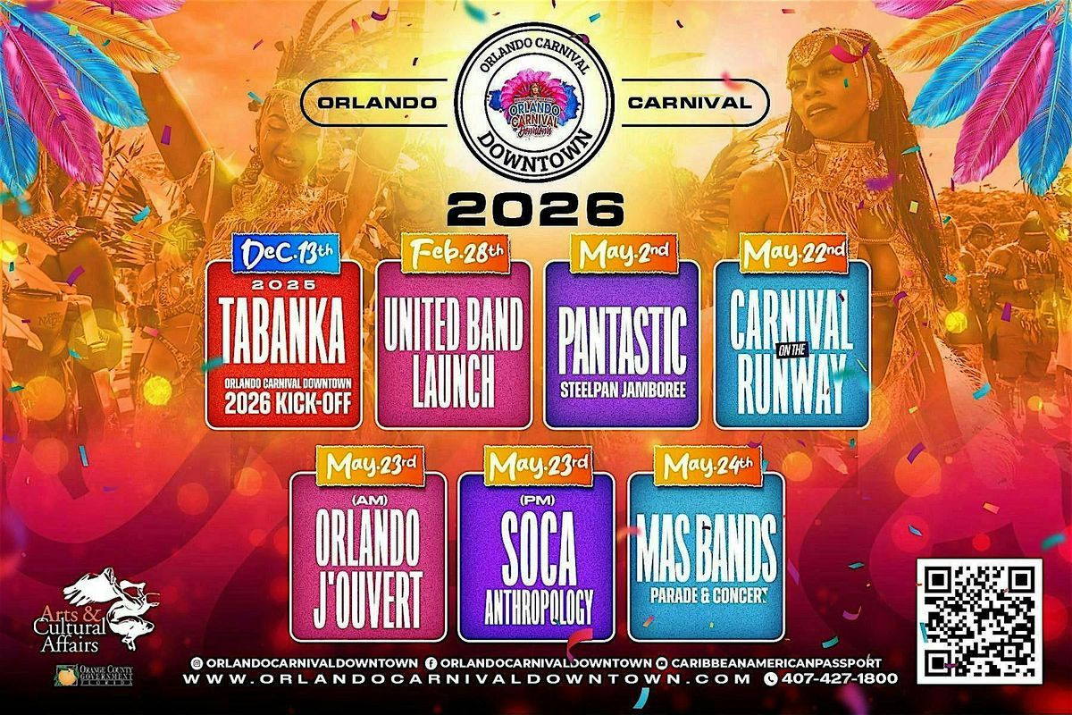 Orlando Carnival Downtown - Mas Bands Parade & Concert