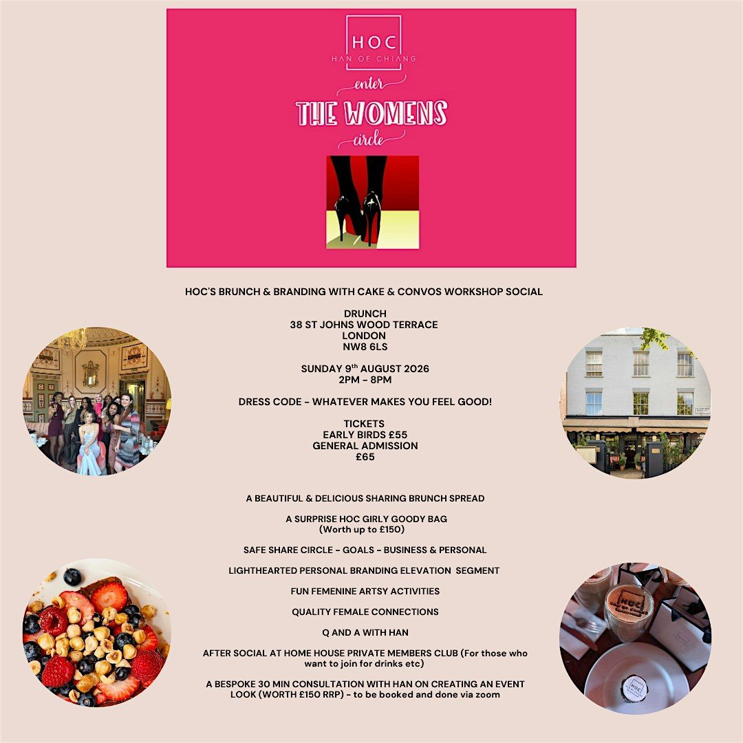 HOC\u2019s Brunch & branding with cakes & convos ladies workshop social