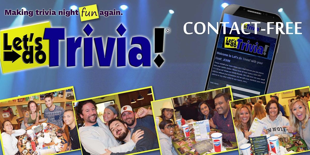 Let's Do Trivia! in Deale, MD @ Happy Harbor