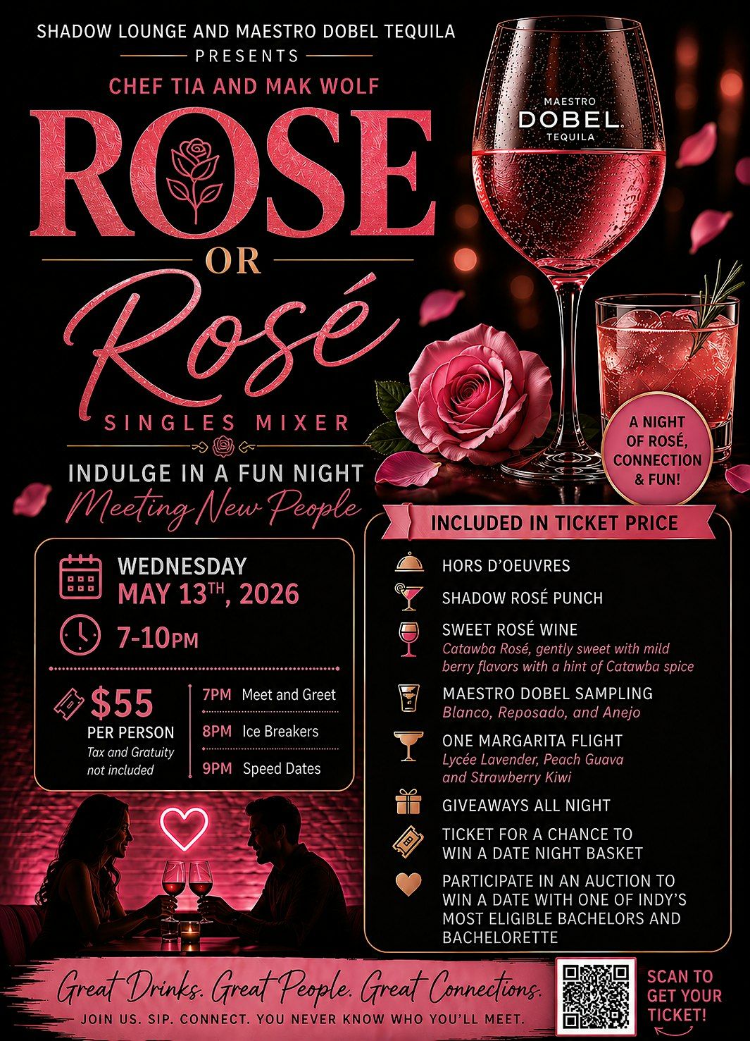 Rose or Ros\u00e9 Singles Mixer
