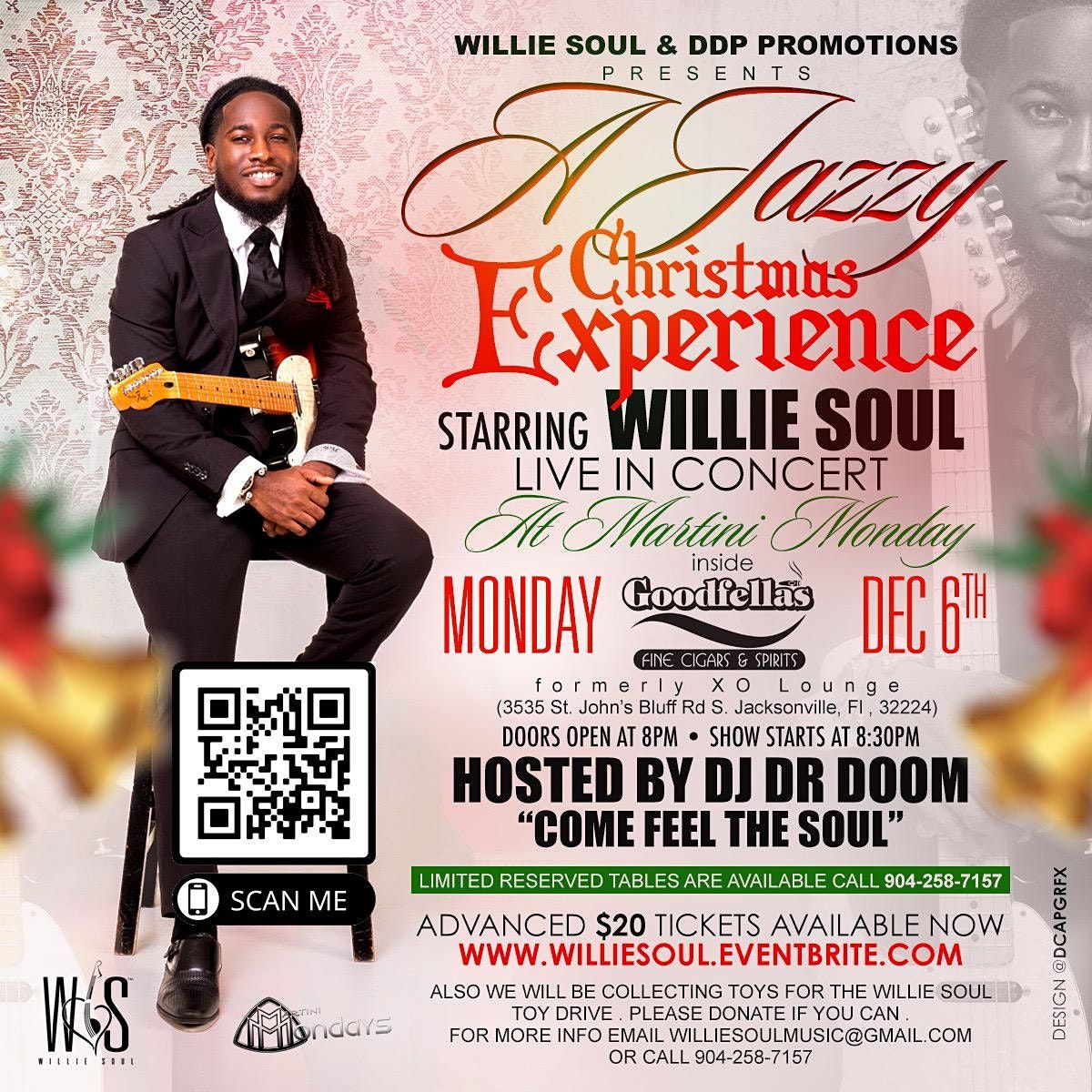 A Jazzy Christmas Experience  Starring WILLIE SOUL Live in Concert