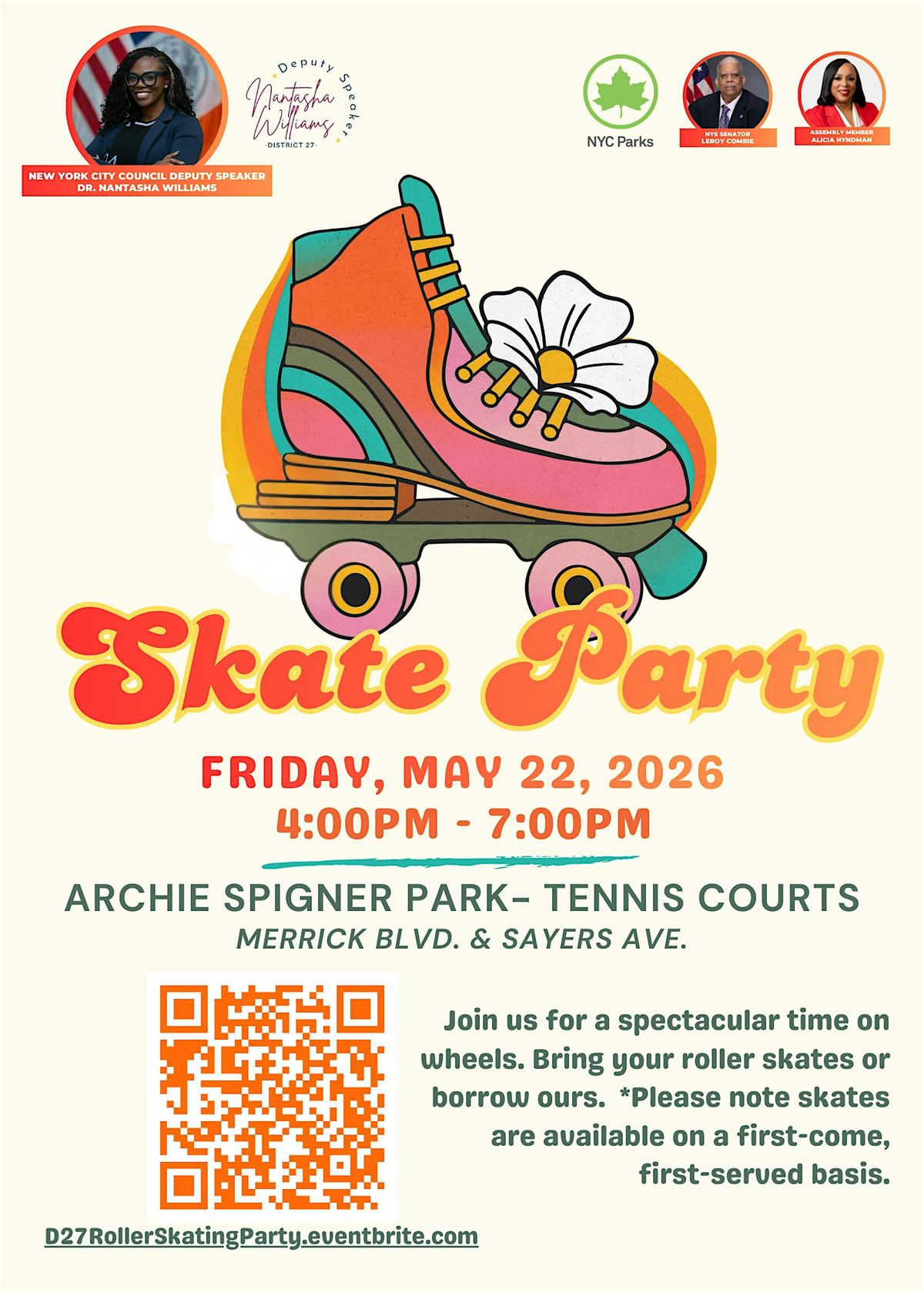 D27 Roller Skating Party - Archie Spigner Park